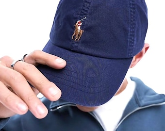 Vtg 90s Ralph Lauren Polo Leather Strap Back Hat Cap - Etsy