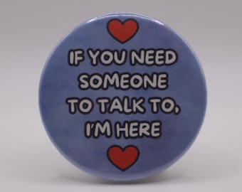 Mental Health Pin | Cute Accessories for Therapists | Colorful Pin for Friends