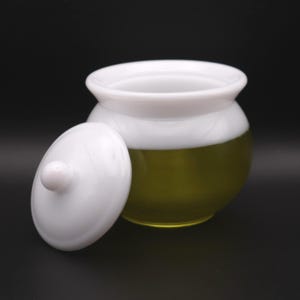 Two-Toned Trinket Jar | Decorative Storage Bowl | Small Resin Jewelry Jar with lid | Aesthetic Decor