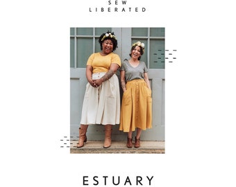 Sew Liberated Estuary Skirt Pattern (printed paper)