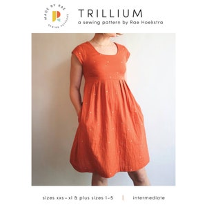 Made by Rae Trillium Dress / Top Sewing Pattern (printed paper pattern)