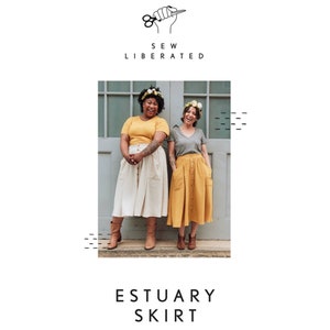 Sew Liberated Estuary Skirt Pattern (printed paper)