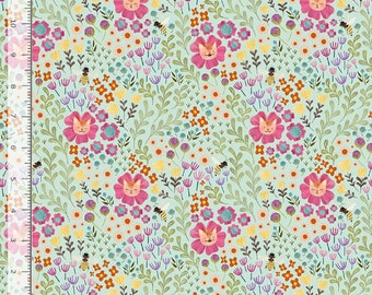 Dear Stella - Curious Garden Collection - Feline Floral in Multi