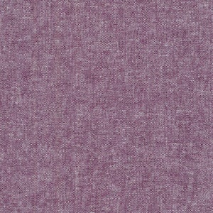 Robert Kaufman - Essex Yarn Dyed (bawełna/len) w kolorze bakłażana