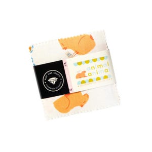 Ruby Star Society - Animal Animal Collection - 42 piece 2.5&quot; x 2.5&quot; Mini Square Charm Pack
