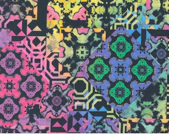 Moda Fabrics - Gradients Auras Collection - Kaleidoscopes in Onyx