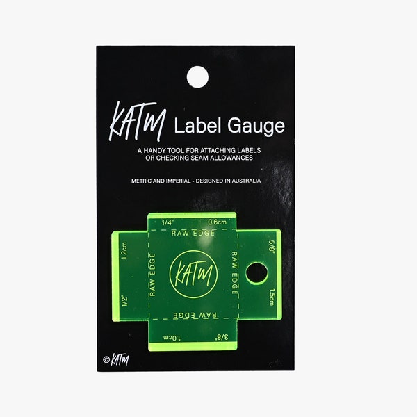 Kylie and the Machine - KATM Gauge for Labels in Fluro Yellow