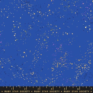 Ruby Star Society - Speckled in Blue Ribbon Metallic