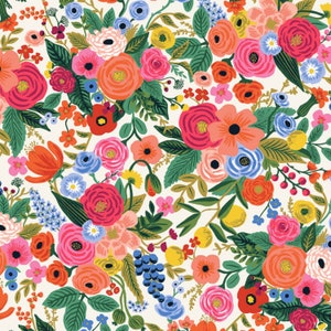 Rifle Paper Co. - Wildwood Collection - Petite Garden Party RAYON in Pink