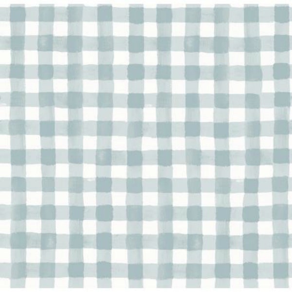 Cotton + Steel - Rifle Paper Co. - Meadow Collection - Painted Gingham in Slate