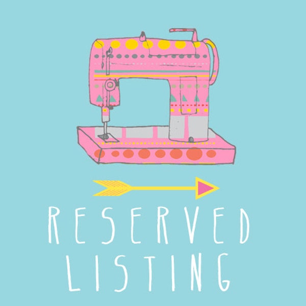 RESERVED listing especially for annette cooke