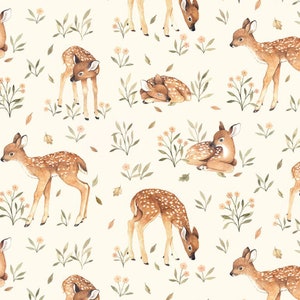 Dear Stella - Little Fawn and Friends Collection - Little Fawn in Cream