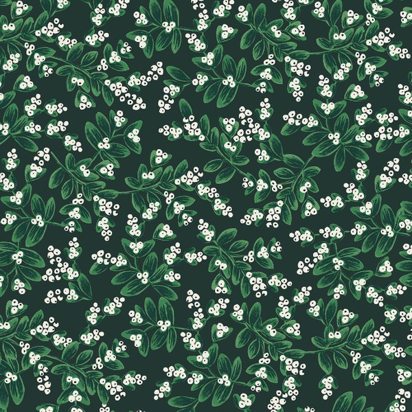 Rifle Paper Co. - Holiday Classics Collection - Mistletoe in Evergreen