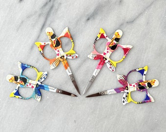 Cats Embroidery Scissors (4 color options)