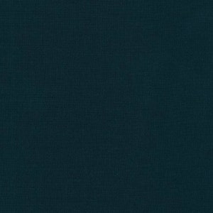 May include: A solid dark teal colored fabric swatch.