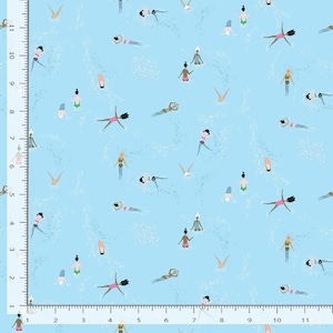 Dear Stella - Pineapple Crush Collection - Wild Swimming in Azure