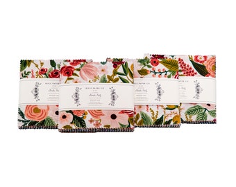 Rifle Paper Co. - Garden Party Collection - 42 piece 5" x 5" Square Charm Pack