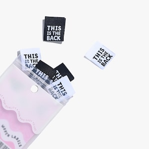 Kylie and the Machine - Woven Sew-In Labels - This Is The Back (pack of 6)