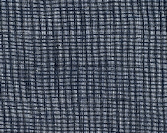 Robert Kaufman - Essex Yarn Dyed Homespun (cotton / linen) in Navy