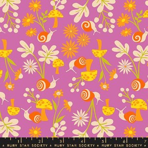Ruby Star Society - Animal Animal Collection - Snail Garden in Heliotrope