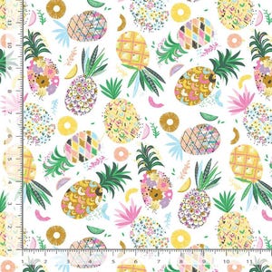 Dear Stella - Pineapple Crush Collection - Pineapple Crush in White