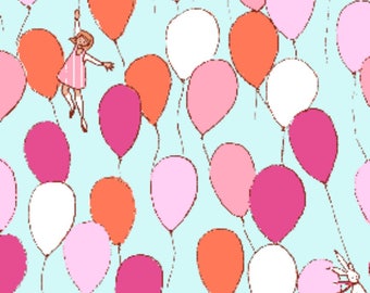Michael Miller - Best of Sarah Jane - Balloons in Aqua