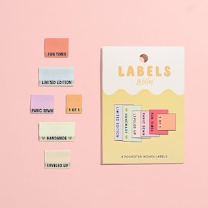 Kylie and the Machine (KATM) - Woven Sew-In Labels - Maker Side Seams (pack of 6)