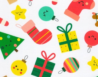 Robert Kaufman - Merry Cheer Collection - Christmas Toss in Multi