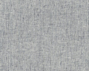 Robert Kaufman - Essex Yarn Dyed Homespun (cotton / linen) in Indigo