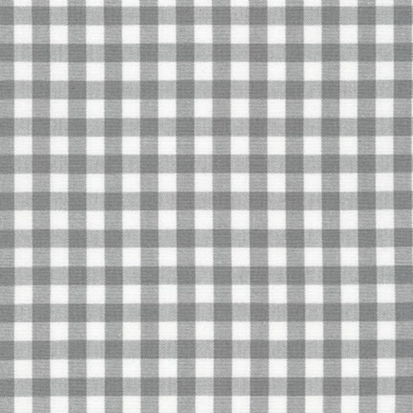 Robert Kaufman - Carolina Gingham 1/4" in Grey