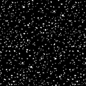 RJR Fabrics - Confettis en blanc sur noir