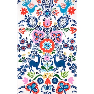 Alexander Henry - Folklorico Collection -  Jardin Azul (Blue Garden) in Azul