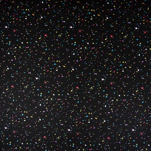 RJR Fabrics - Confetti in Multi on Black