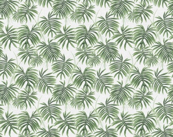 PBS Fabrics - Modern Botanicals Collection - Radiatum in Green - Last 3/4 Yard