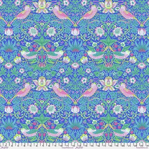 Kaffe x Morris & Co. - Strawberry Thief in Blue