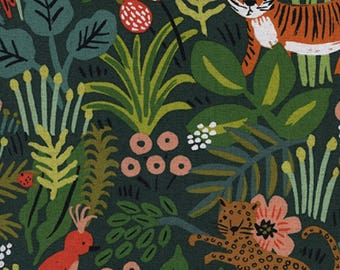 Rifle Paper Co. - Menagerie Collection - Jungle CANVAS in Hunter