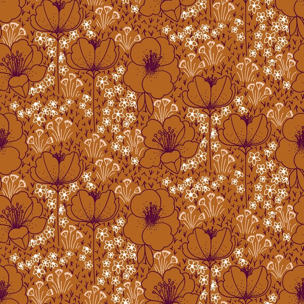 Cotton + Steel - Emilia Collection - Meghan in Copper