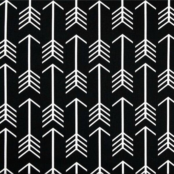 Premier Prints Arrow in Black - Fat Quarter