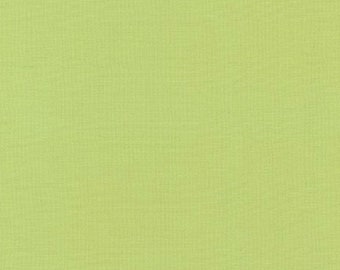 May include: A solid, light green fabric with a subtle texture.
