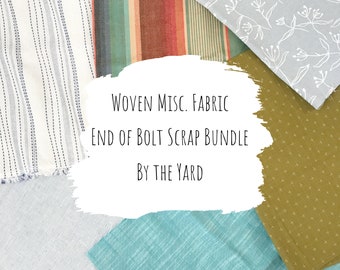 Woven Misc. End of Bolt Scrap Bundle (By the Yard)