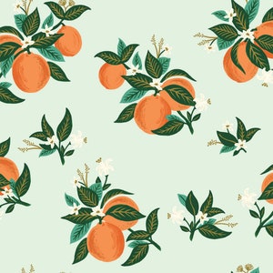 Rifle Paper Co. - Primavera Collection - Citrus Blossom in Orange Metallic