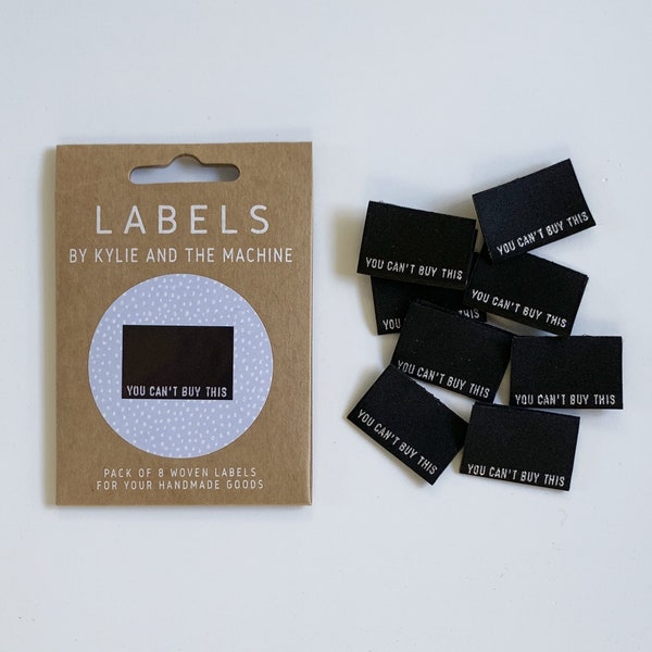 Kylie and the Machine - Woven Labels - You Can't Buy This (pack of 8)