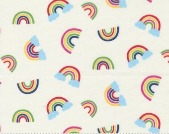 Moda Fabrics - Rainbow Garden Collection - Rainbows in Cloud