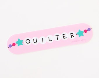 Sarah Hearts - Pegatina para pulsera de la amistad de Quilter