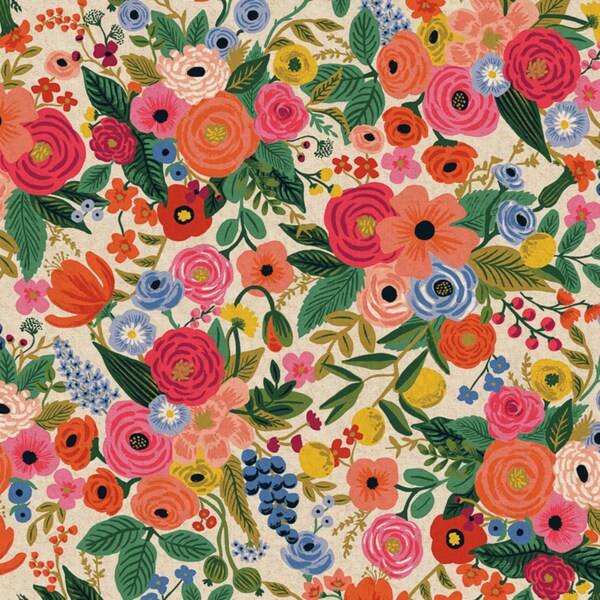 Rifle Paper Co. - Wildwood Collection - Garden Party CANVAS in Pink