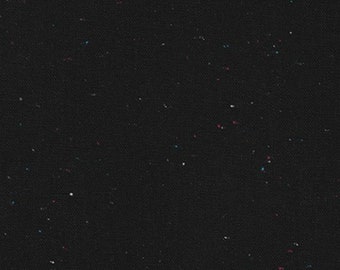 Robert Kaufman - Essex Speckle (cotton / linen) in Black #1019