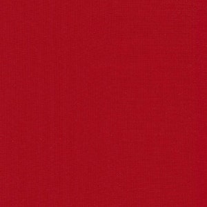 May include: Solid red fabric with a subtle texture. The fabric is smooth and has a slight sheen.