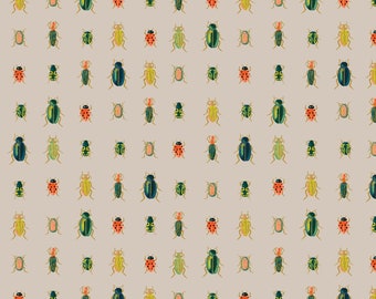 Rifle Paper Co. - Curio Collection - Beetles & Bugs in Khaki Metallic