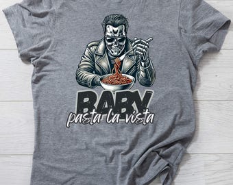 Pasta La Vista Baby funny 80s and 90s vintage shirt design | SVG, PNG, PDF for Sublimation Print products