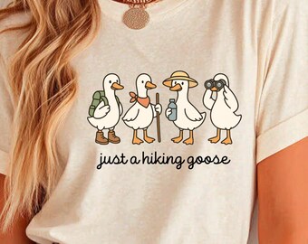 Wandern Gans PNG, Camping Abenteuer Design (Digitaler Download)
